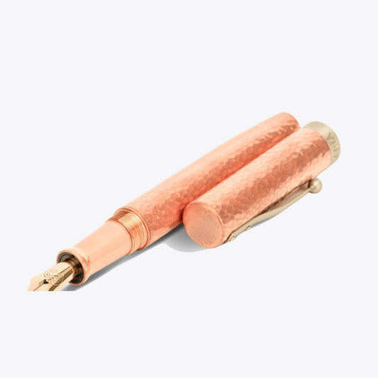 Magna Carta Mag 600 Fountain Pen - Copper Hand Hammered