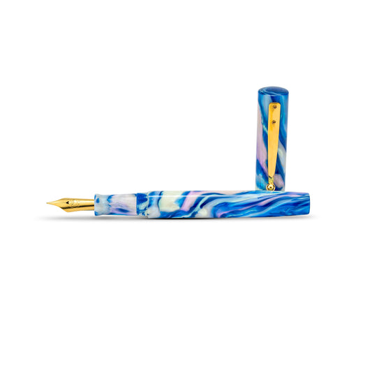Mag 600 Fountain Pen - Blue Opal