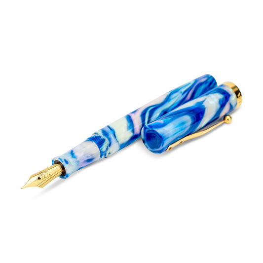 Mag 600 Fountain Pen - Blue Opal