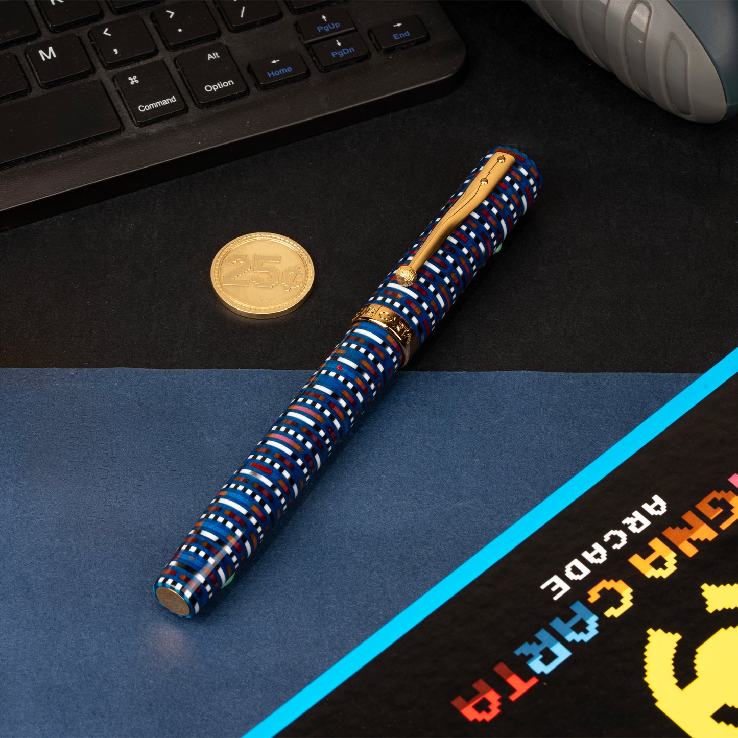 Mag 600 Fountain Pen - Arcade x @wastedpaper Special Edition