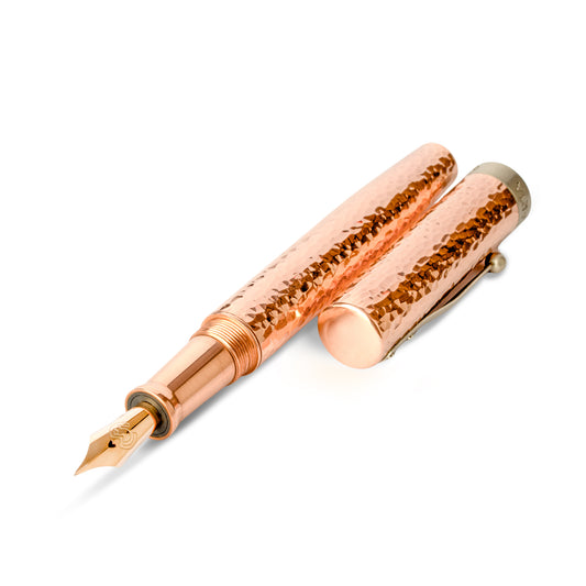 Mag 600 Fountain Pen - Copper Hand Hammered
