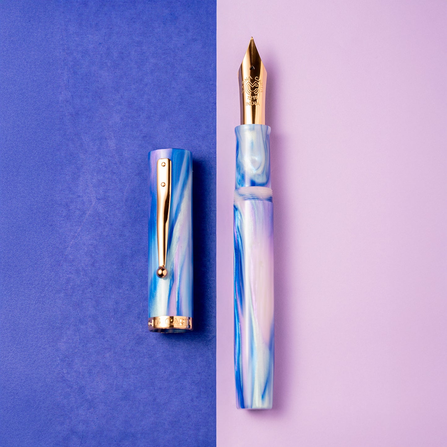 Mag 1000 Fountain Pen - Blue Opal