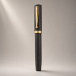 Magna Carta Mag 600 Fountain Pen - Black Ebonite Chased